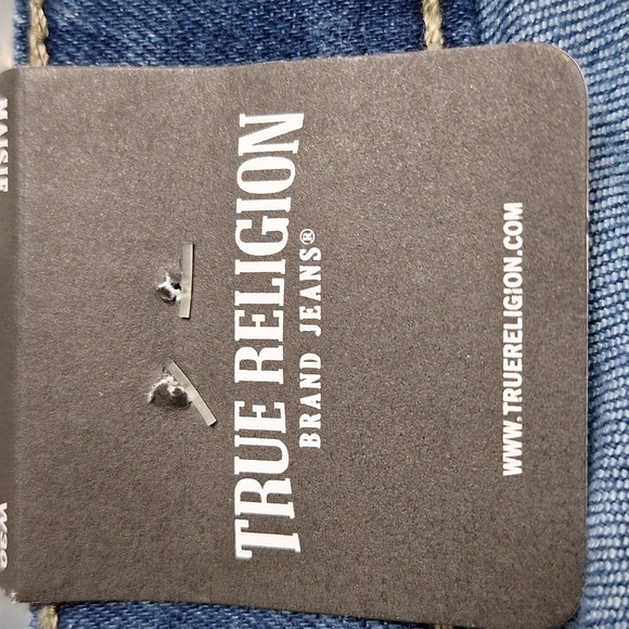 True Religion NEW Maisie Indie Sleeze High Rise Raw Hem Denim Shorts Size 28 - Picture 7 of 14